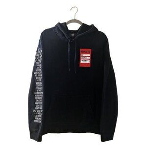 ZHU Dune Tour 2018 Merch Pullover Hoodie Black/Orange EDM Men’s Size Medium LA